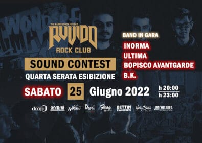 Quarta Semifinale del Ruvido Sound Contest 2022 - Sabato 25 giugno-Padova-Arcella