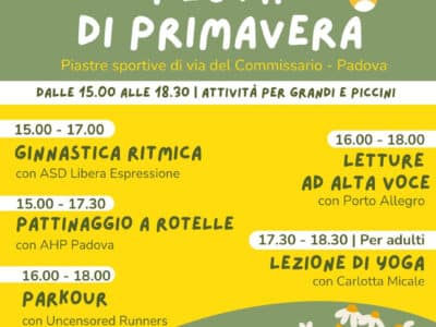Piastre sportive di via del Commissario - Festa di Primavera